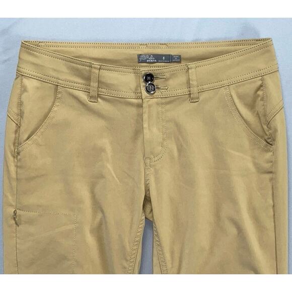 Prana Women's Stretch Nylon Halle Tech Hiking Pants. Beige, Size 6. EUC! - Picture 6 of 9